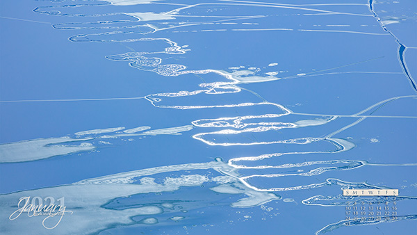 Ice on Utah Lake